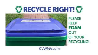 Recycle Right: No Foam