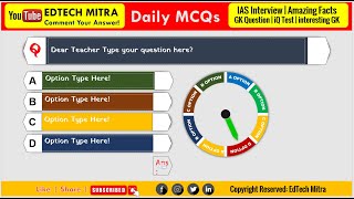 Spin the wheel Quiz game in PowerPoint | PowerPoint games screenshot 2