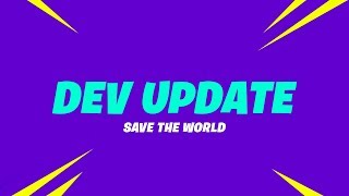 Save the World Dev Update #14 - Movement Changes & New Content