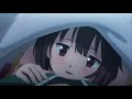 Konosuba Movie | Megumin clinging to Kazuma in their sleep