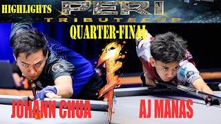 HIGHLIGHTS Quarter-Final | JOHANN CHUA vs AJ MANAS | PERI TRIBUTE CUP 2025