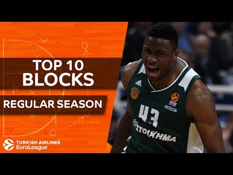 Turkish Airlines EuroLeague, Top 10 Blocks, Regular Season