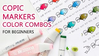 Copic Markers Color Combos for Beginners