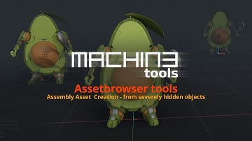 MACHIN3tools 1.12 - Assembly Asset Creation from Severely Hidden Objects