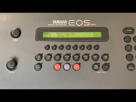 YAMAHA EOS B200 DEMO SONG / PRESET MEDLEY - YouTube