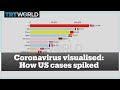 Coronavirus visualised how cases in the us steeply rose in a month