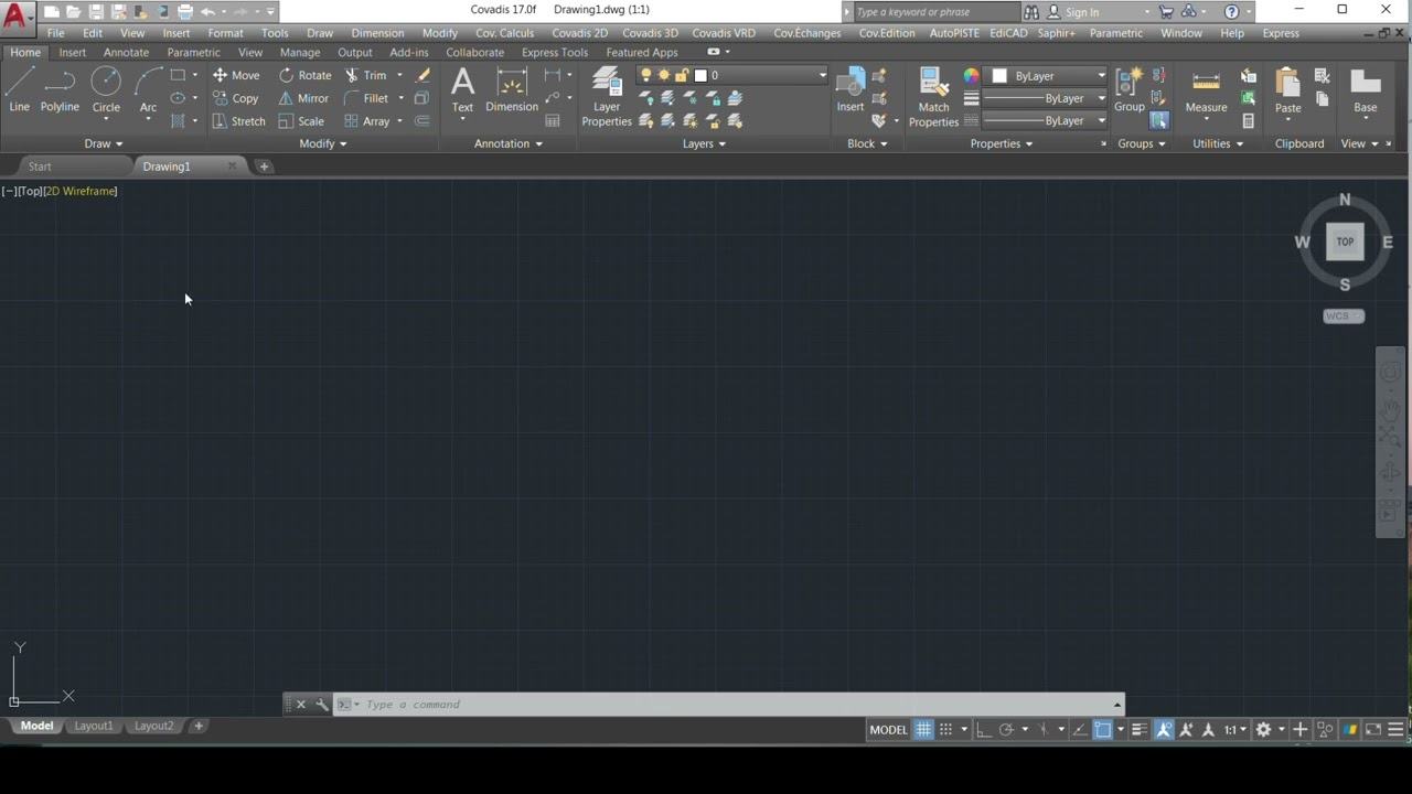 Présentation du logiciel Autocad