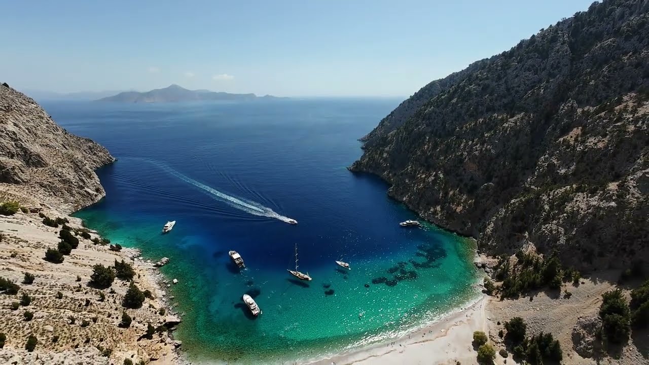 St Paul's Bay, Rhodes - FPV drone
