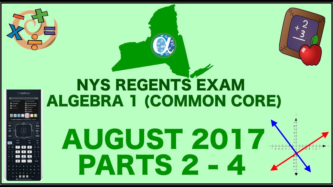 Algebra 1 Common Core Regents Conversion Chart August 2017