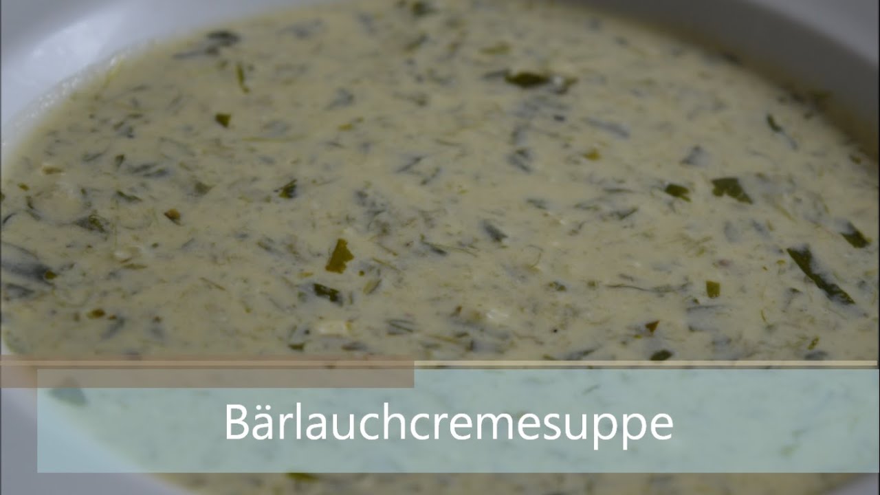 Bärlauchcremesuppe - YouTube Bärlauchcremesuppe - YouTube