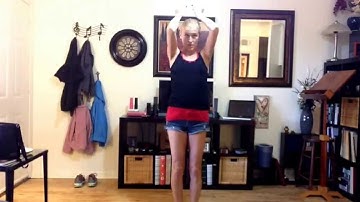 Hoop Mandala tutorial behind the back. With a smile! :)