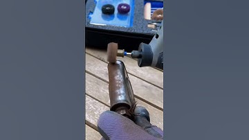 Transform Rusty metal with a Dremel Lite. Restoration project #short