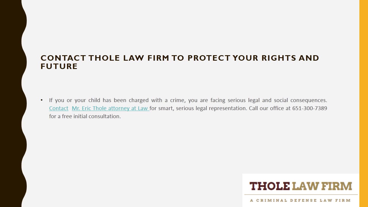 Services offered by Mr. Eric Thole Law at Attorney