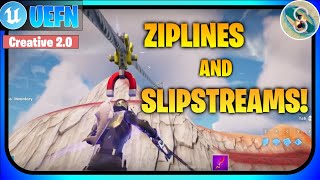 UEFN: How to add Slipstreams and Ziplines!