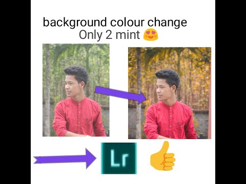 Background change 2 mint  #adobe Lr