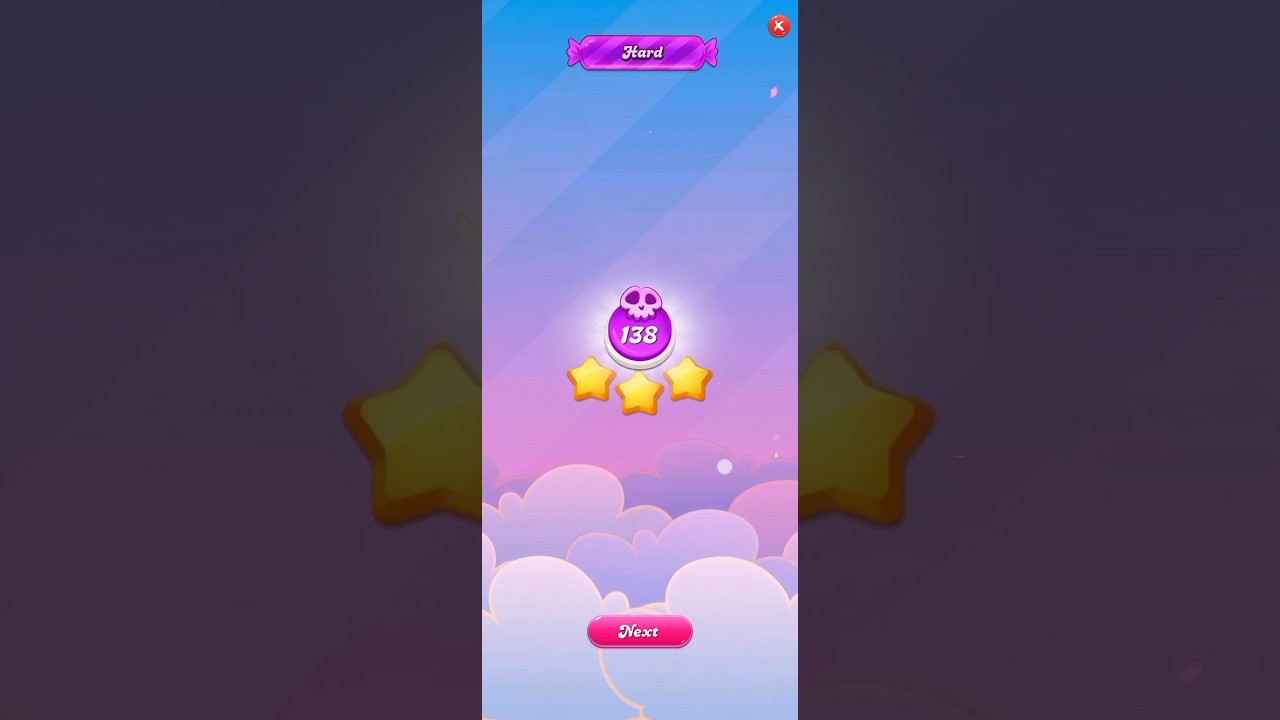 Level 138 of Candy Crush Saga 🍭😋  