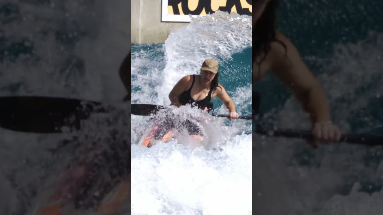 Paralympian Shows Grace in Slow Motion | Adaptive Surfing