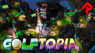 The Only Golf Tycoon Game with Orbital Strikes! GOLFTOPIA gameplay first look (PC preview) screenshot 3