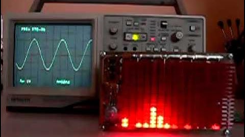 ATmega8 ile led göstergeli FFT devresi (Hızlı Fourier dönüşümü)