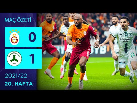 ÖZET: Galatasaray 0-1 GZT Giresunspor | 20. Hafta - 2021/22