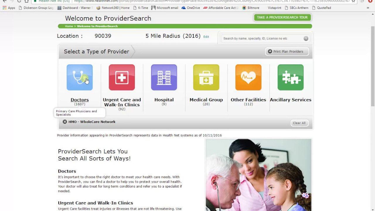 Health Net Provider Search by Nathan Lacroix - YouTube