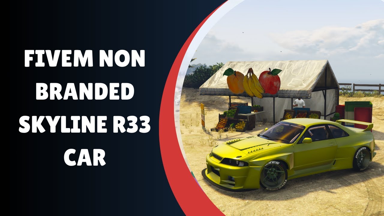 Fivem Car R33 Experience Ultimate Realism with FiveM Non Branded Skyline R33 Car Mod ...