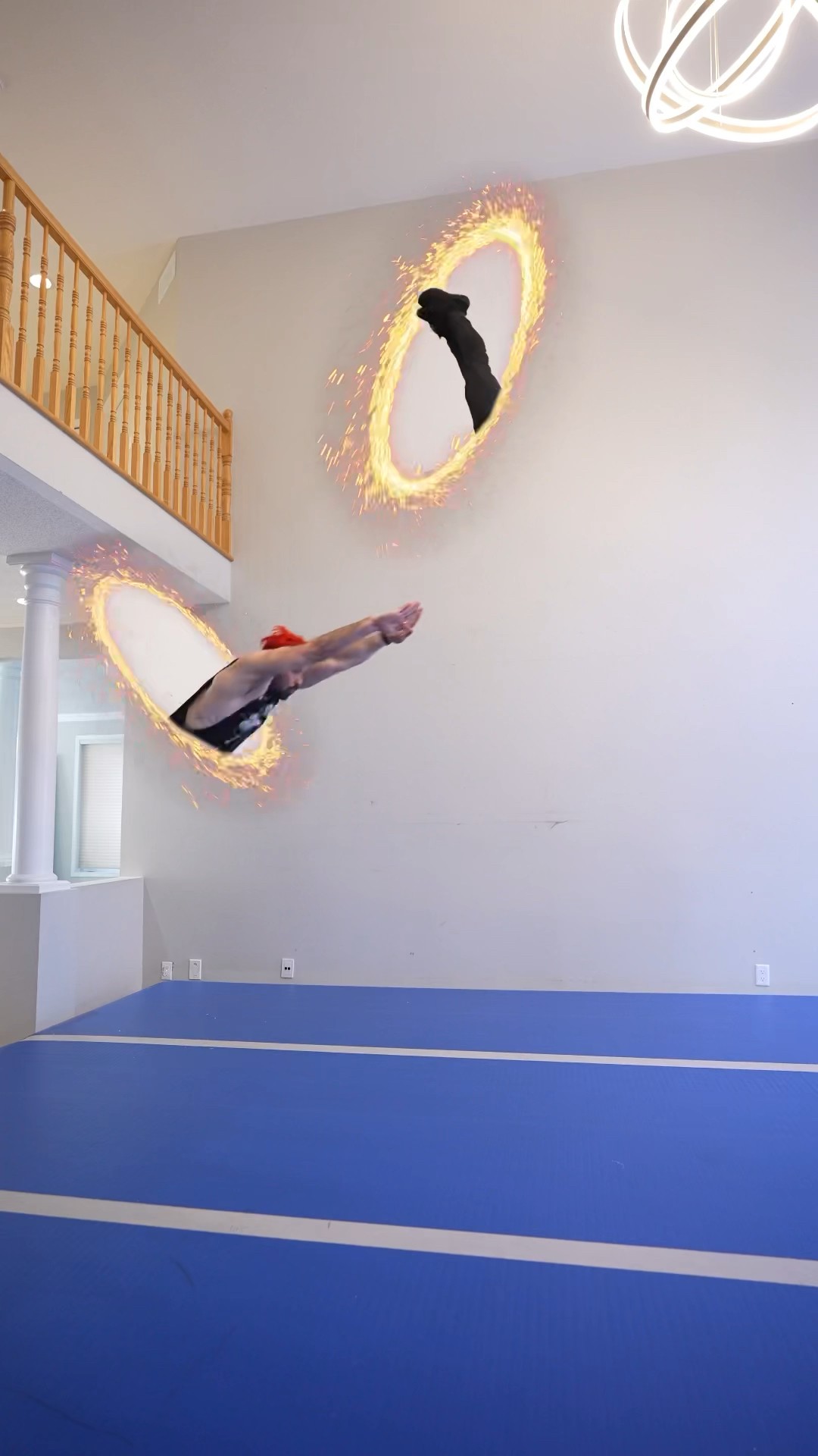 Parkour with portals!! ⭕️