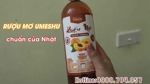Rượu Mơ Umeshu Nhật Bản hạ thổ 12 tháng