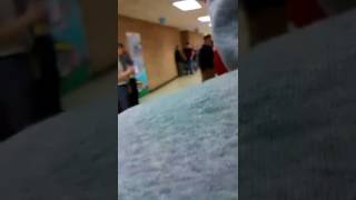 Kid gets dropped for talking shit