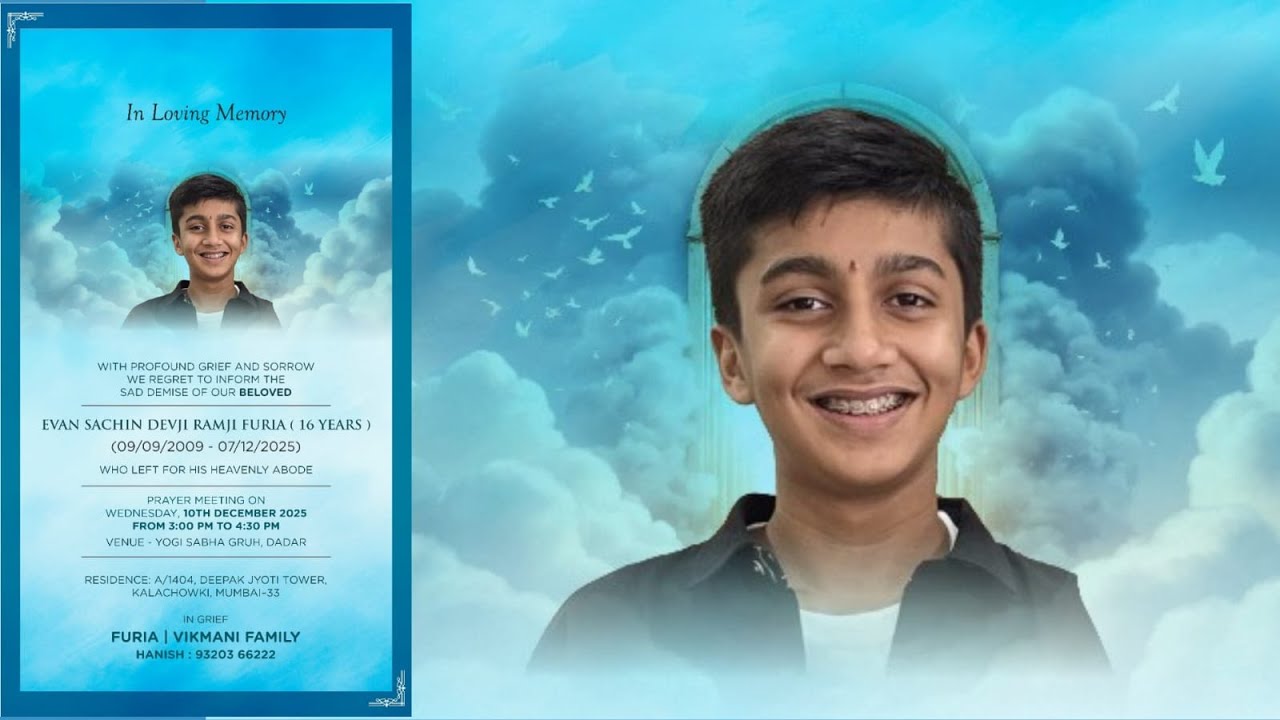 PRAYER MEETING OF EVAN SACHIN DEVJI RAMJI FURIA