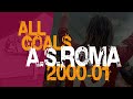 ALL GOALS AS ROMA IN SEASON 2000-01