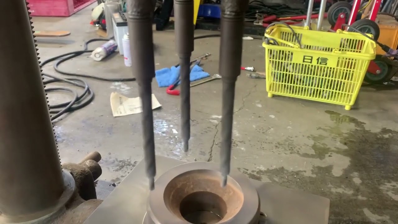 KITAGAWA/北川鉄工所 卓上ボール盤 KDS-360 13mm 200V簡易動作確認動画
