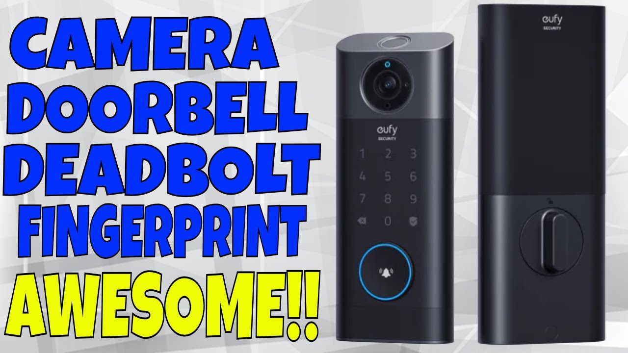 EUKI Wireless WiFi Video Doorbell Camera With Chime, 2K HD Smart Video