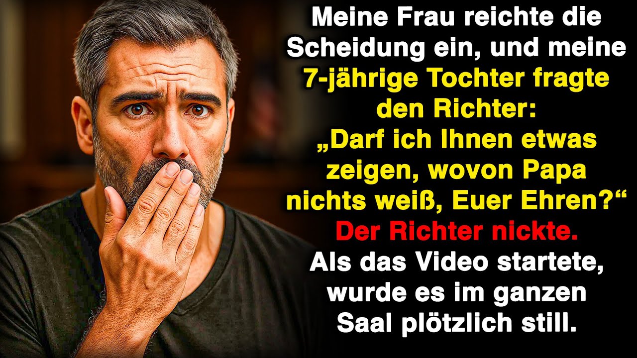 Bei der Scheidung zeigte meine Tochter ein Video – alle erstarrten bei dem, was darin zu sehen war.