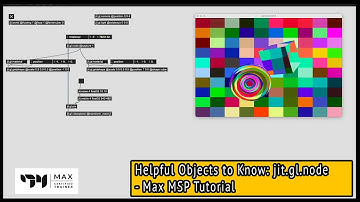 Jit.gl.node - Helpful Objects to Know - Max MSP Tutorial