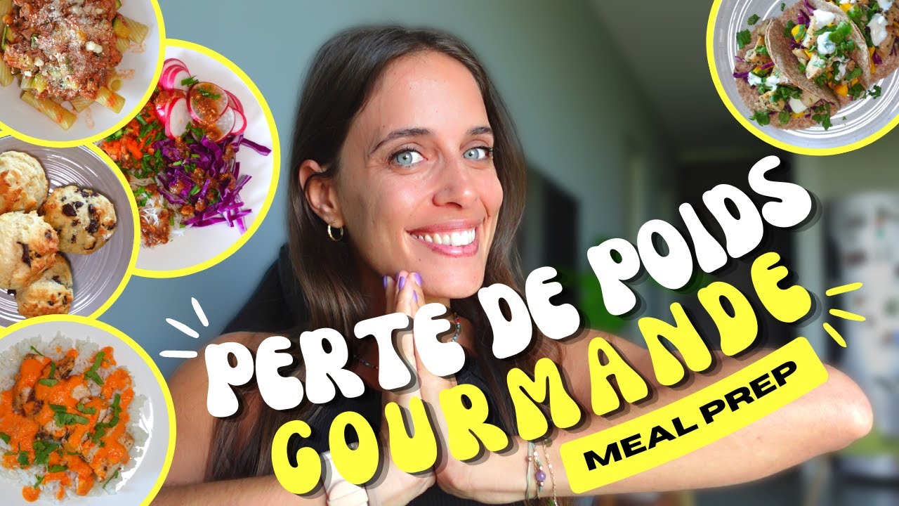 Je cuisine 16 REPAS PERTE DE POIDS en 1 FOIS MEAL PREP Facile