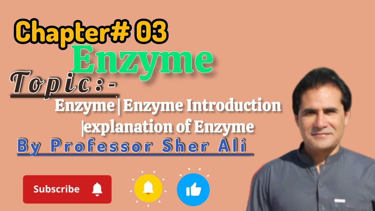 Chapter Enzyme || Enzyme classification by Professor Sher Ali - YouTube