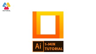 Illusion tutorial in Adobe Illustrator - 1 minute tutorial for beginner