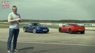 Porsche Cayman S Vs Lotus Evora S review - Auto Express(, 2013-06-12T08:03:02.000Z)