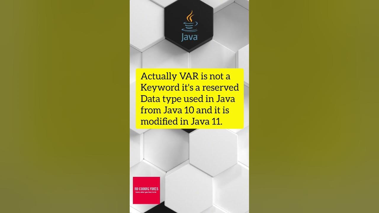 Var Keyword in Java || New Feature - YouTube