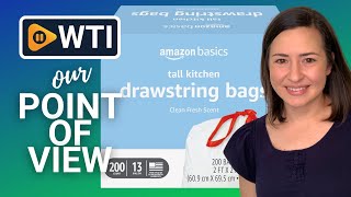 Amazon Basics Drawstring Trash Bags | Our Point Of View