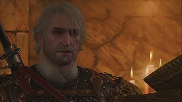 Witcher 3 - Dijkstra got a soft spot for Geralt / "hidden" monolouge