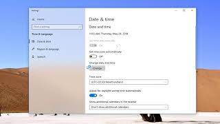 How to Set the Time and Date Within Windows 10