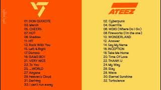 ATEEZ & SEVENTEEN FULL ALBUM - GREATEST HITS - LATEST PLAYLIST - ALL SONGS - BEST SONGS - TOP MUSIC🔥