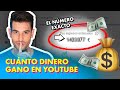 CUÁNTO DINERO GANO EN YOUTUBE 💰😱 Dato exacto, sin trampas