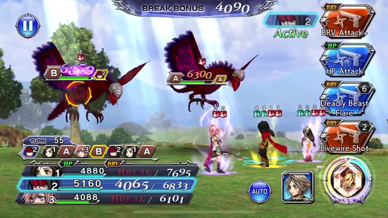 Dissidia Final Fantasy Opera Omnia - Setzer Lost Chapter pt. 10 HARD ...