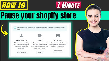 How to pause your shopify store 2025