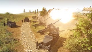 MASSIVE Artillery Cannons - Invasion of France 1940 | Men of War: Assault Squad 2 Gameplay