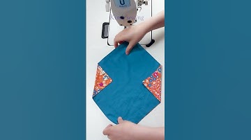 끈 파우치 만드는 가장 간단한 방법 - Purse Tutorial  #shorts