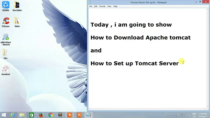 How to set up environment variables for apache tomcat